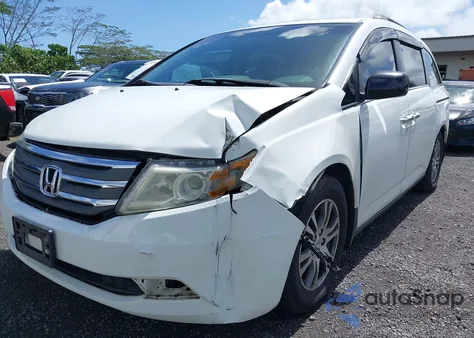 2012 Honda Odyssey Ex-L из США, поврежденный, VIN 5FNRL5H60CB051797